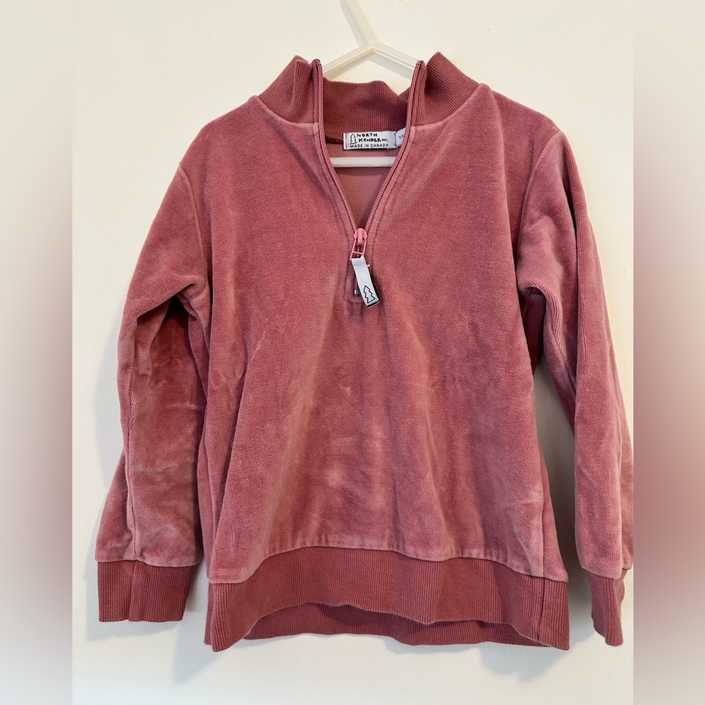 True North Velour pink sweater